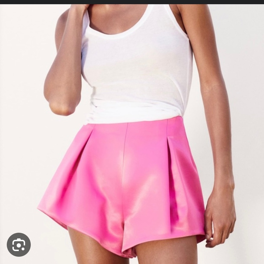 Zara pink shorts